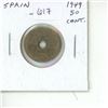 Image 1 : Spain. 1949 50 Centavos issued during the fascist rule of General Franco. EF