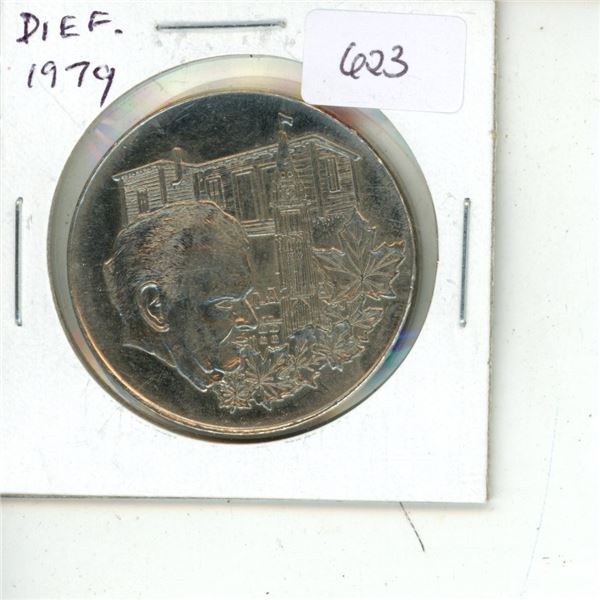 1979 John Diefenbaker medal commemorating his death in 1979