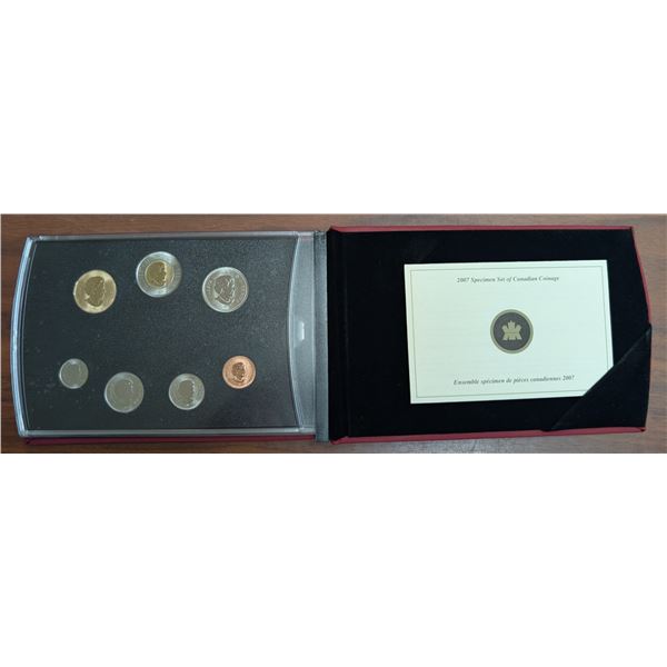 Canadian Specimen Set 6- Coin set includes trumpeter Swans Loonie Dollar. Only available in This Set