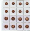 Image 2 : Set of 16 British Pennies & 2 Pence From 1999 -2008, All From Royal Mint Proof Sets