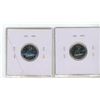 Image 2 : Set of 2 Canadian 10 cents, includes 1998W and 2000W, both From the Winnipeg Mint and Proof Like