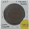 Image 1 : 1837 Lower Canada Onne Penny Token