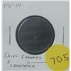 Image 1 : PE-10 Ships Colonies & Commerce Token