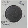 Image 2 : 1850 PC-5A Upper Canada Half Penny Token