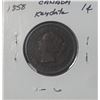 Image 2 : 1858 KEY DATE (First Year) Canada Large Cent