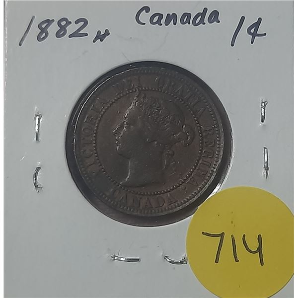 1882H Canada Large Cent