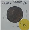 Image 1 : 1882H Canada Large Cent