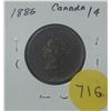 Image 1 : 1886 Canada Large Cent
