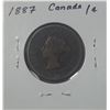 Image 2 : 1887 Canada Large Cent