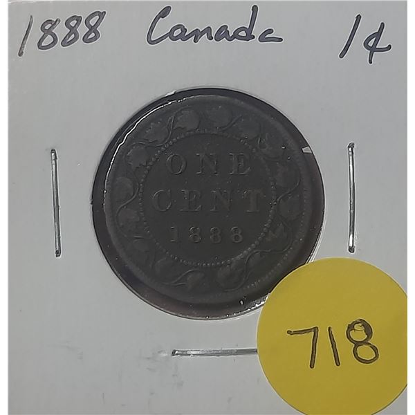 1888 Canada Large Cent