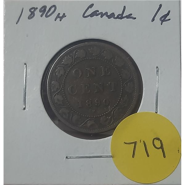 1890H Canada Large Cent