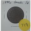 Image 1 : 1890H Canada Large Cent