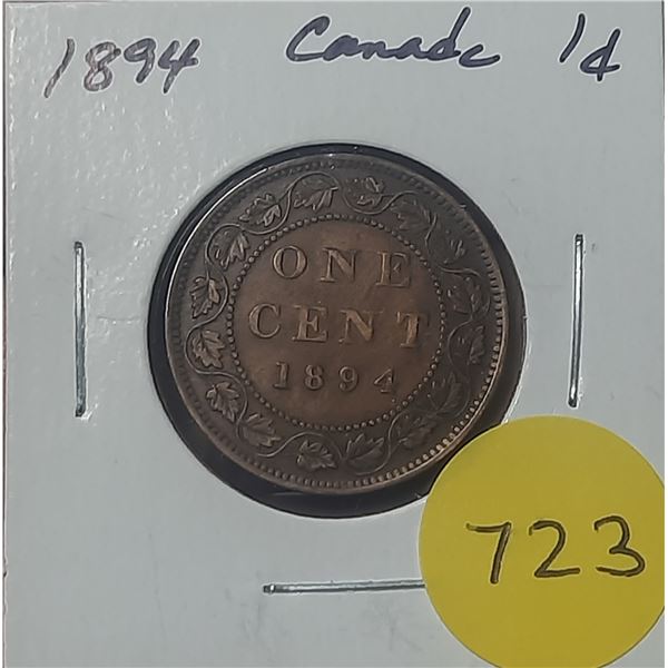 1894 Canada Large Cent