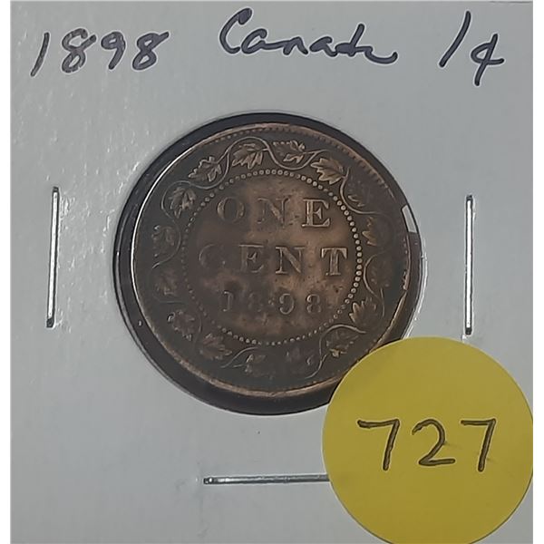 1898 Canada Large Cent