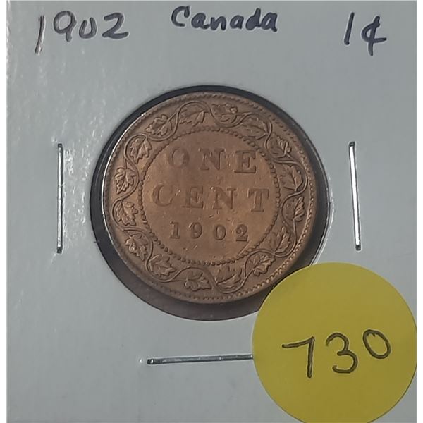 1902 Canada Large Cent
