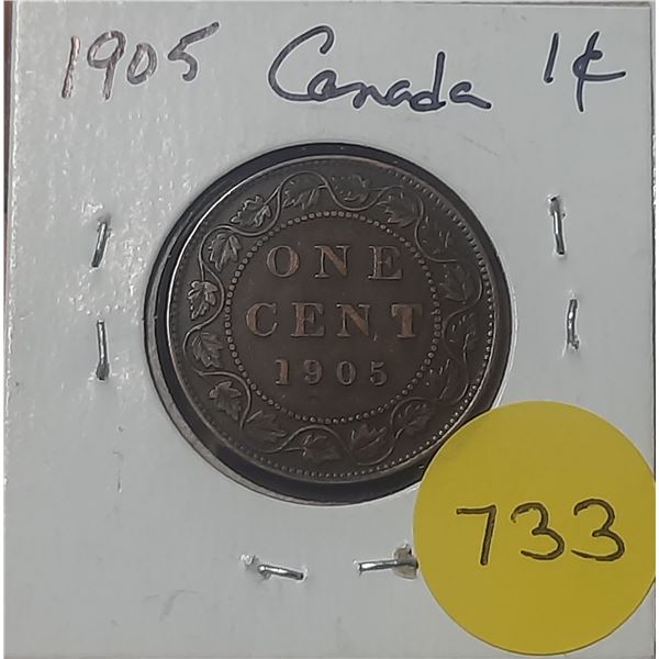 1905 Canada Large Cent