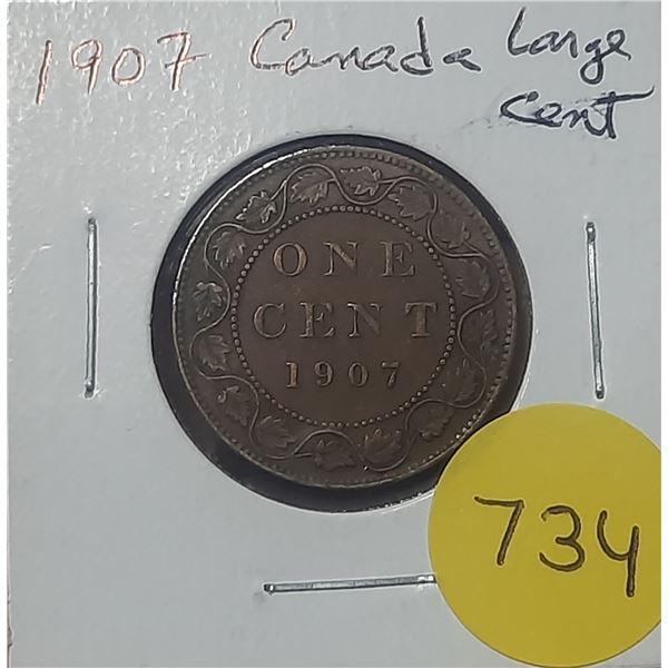 1907 Canada Large Cent