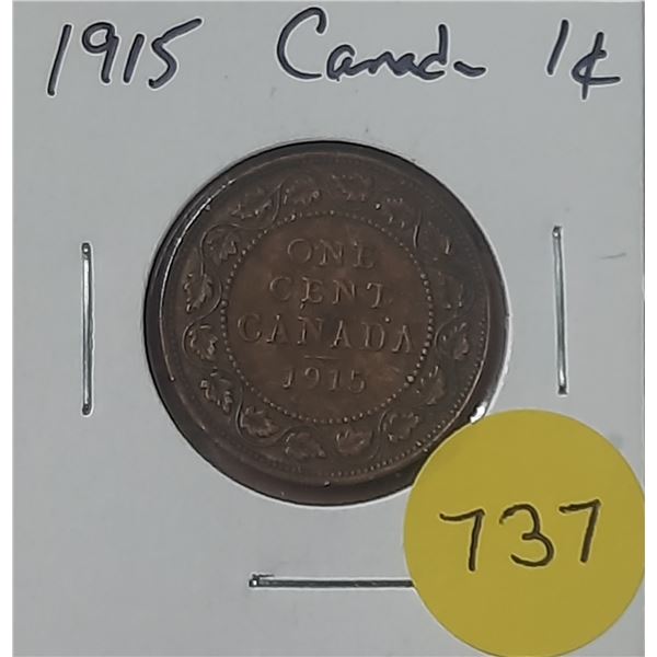 1915 Canada Large Cent