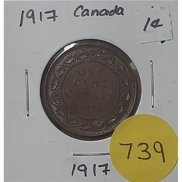 1917 Canada Large Cent