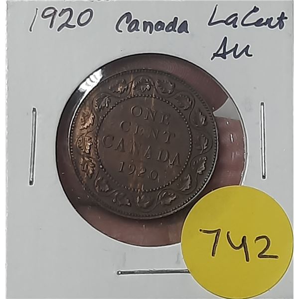 1920 Canada Large Cent