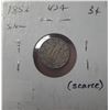Image 2 : 1852 USA SCARCE Silver Three Cents