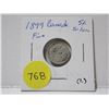 Image 1 : 1899 Canada Silver 5¢ (1.)