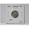 Image 2 : 1899 Canada Silver 5¢ (1.)