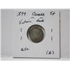 Image 2 : 1899 Canada Silver 5¢ (2.)