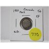 Image 1 : 1901 Obv 2 Canada Silver 5¢