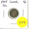 Image 1 : 1905 Canada Silver 5¢