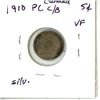 Image 2 : 1910 PL CB Canada Silver 5¢