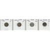 Image 2 : Lot of 4 Canada Silver 5¢:  1917-1920 (2.)