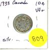 Image 1 : 1933 Canada Silver 10¢