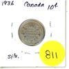 Image 1 : 1936 Canada Silver 10¢