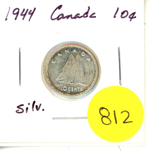1944 Canada Silver 10¢