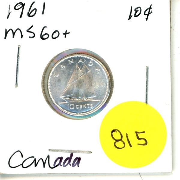 1961 Canada Silver 10¢