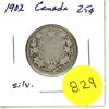 Image 1 : 1902 Canada Silver 25¢