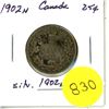 Image 1 : 1902H Canada Silver 25¢
