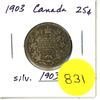 Image 1 : 1903 Canada Silver 25¢