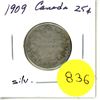 Image 1 : 1909 Canada Silver 25¢
