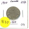 Image 1 : 1910 Canada Silver 25¢ (1.)