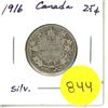 Image 1 : 1916 Canada Silver 25¢