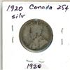 Image 2 : Lot of 4 Canada Silver 25¢:  1917-1920