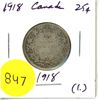Image 1 : 1918 Canada Silver 25¢ (1.)