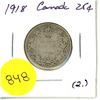 Image 1 : 1918 Canada Silver 25¢ (2.)