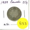 Image 1 : 1929 Canada Silver 25¢