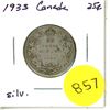 Image 1 : 1933 Canada Silver 25¢