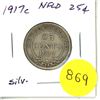 Image 1 : 1917c Newfoundland Silver 25¢