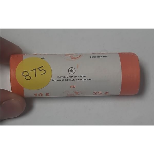 2007 Mint Roll BU Canada 25¢ (Vancouver Olympics)