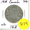 Image 1 : 1918 Canada Silver 50¢